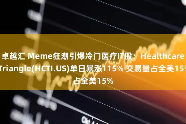 卓越汇 Meme狂潮引爆冷门医疗IT股：Healthcare Triangle(HCTI.US)单日暴涨115% 交易量占全美15%